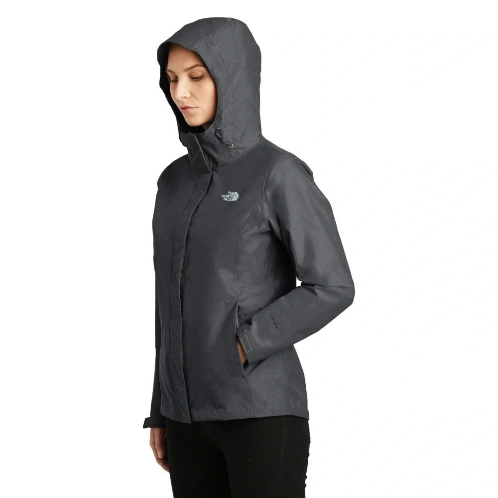 North Face. Women’s Dryvent Rain Jacket. Dark Gray Heather. Size Small._4